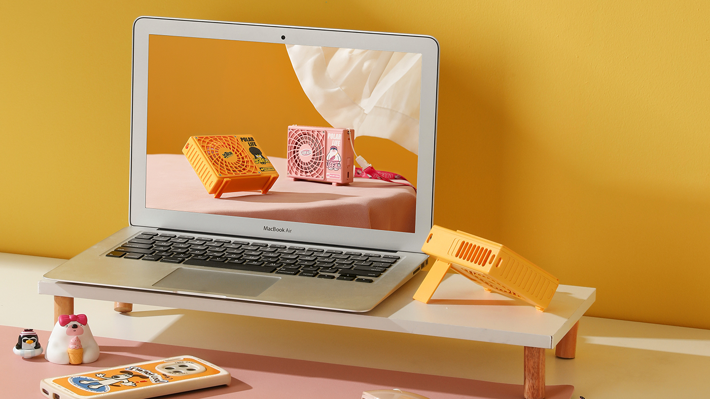 Fan，Cartoon，Cool tide，summer，IP，Polar species，