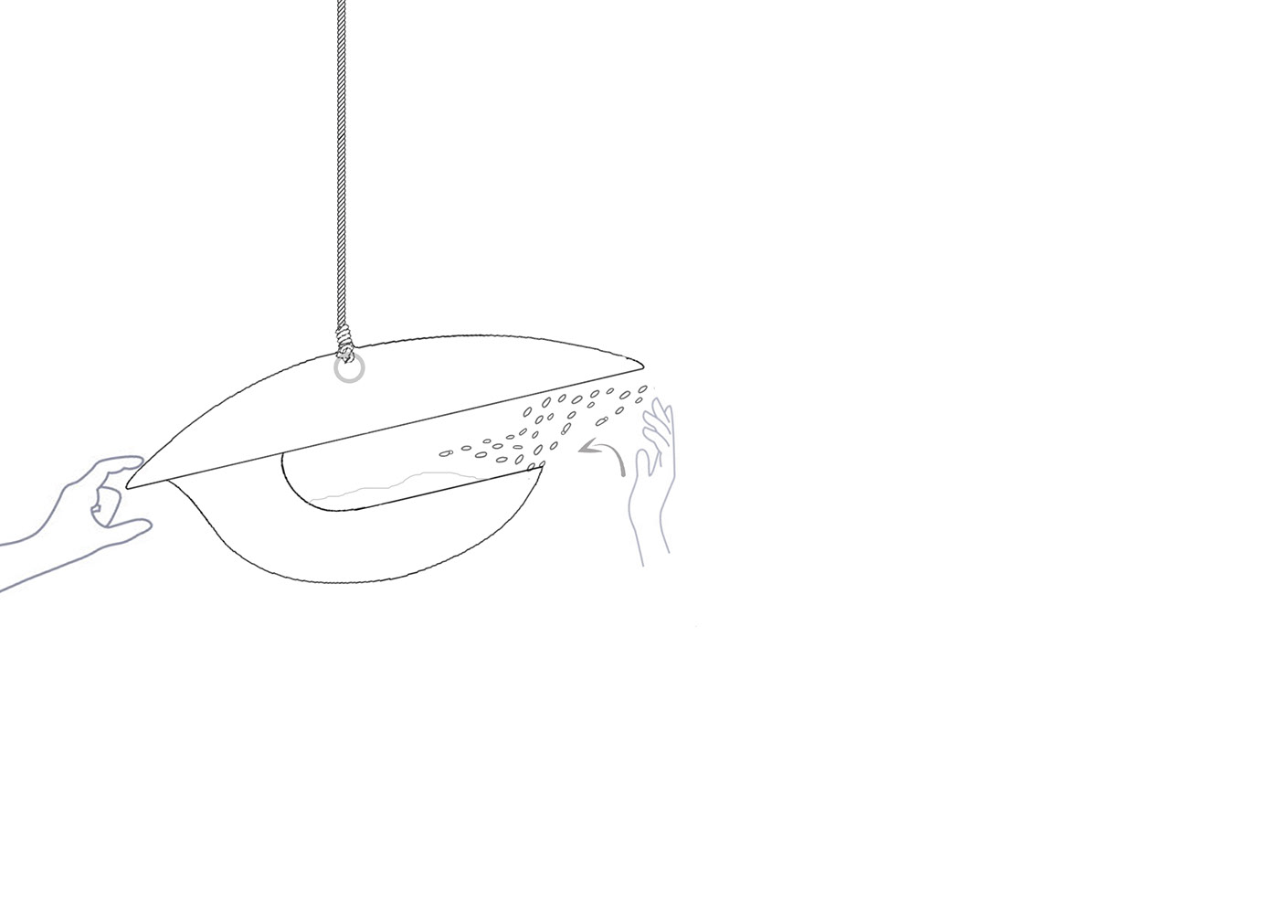 Feeder，ceramics，Bird feeder SÓJKA，