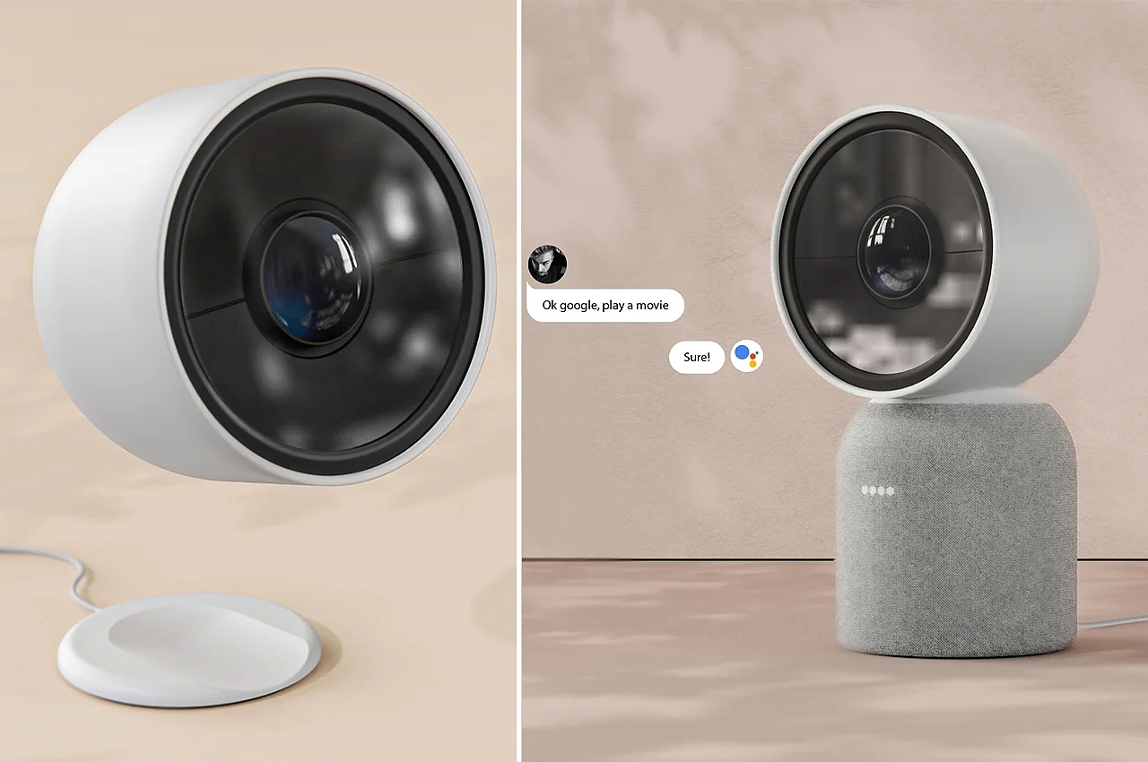 google，product design，Minimalist，Projector，film，