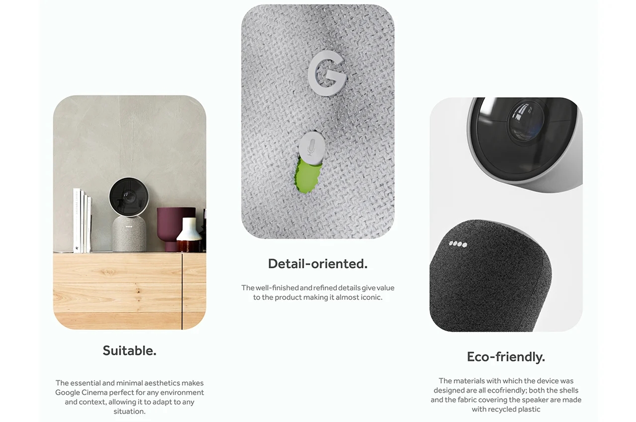 google，product design，Minimalist，Projector，film，