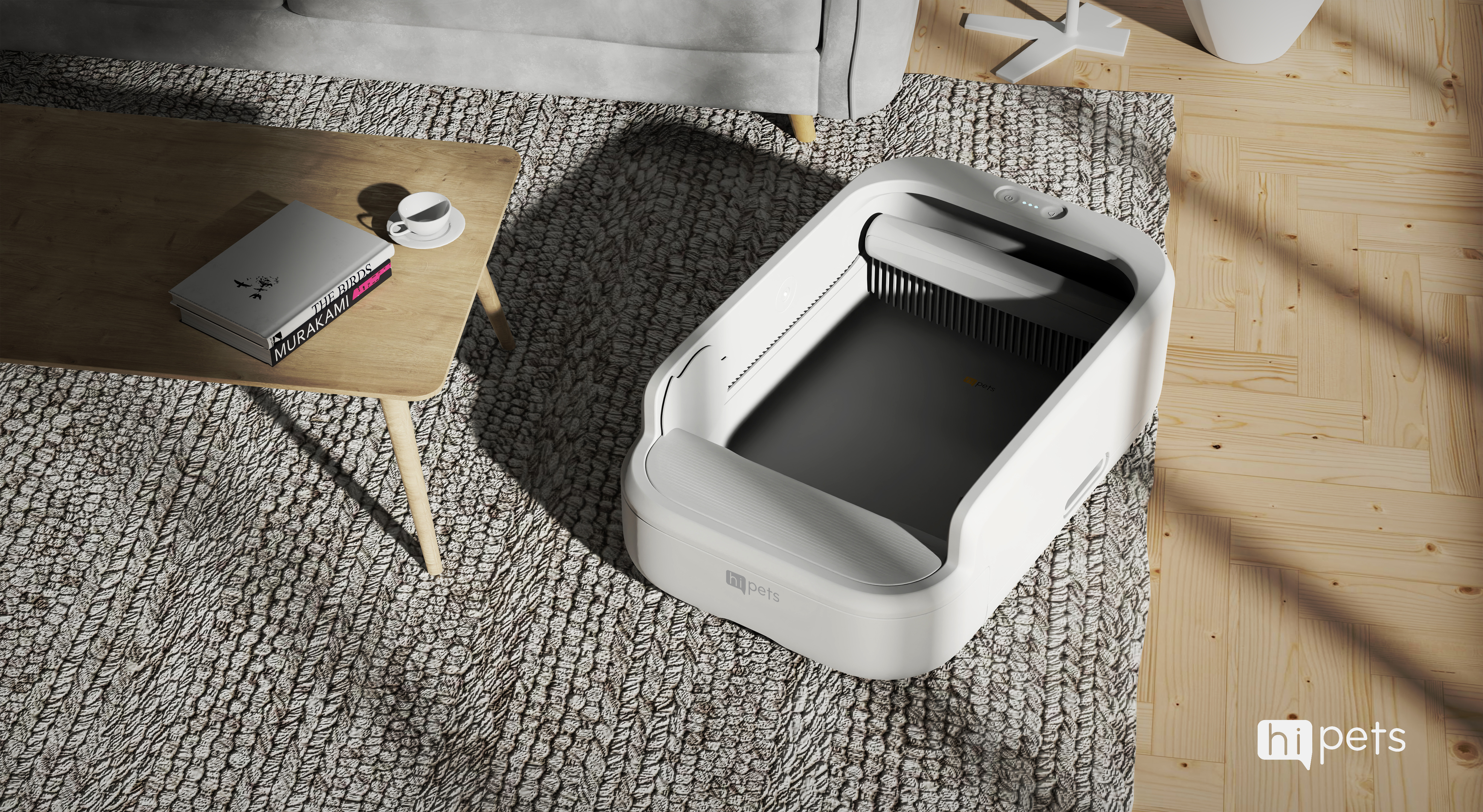 Pet product design，Pet products design，Litter Basin，Automatic litter Basin，