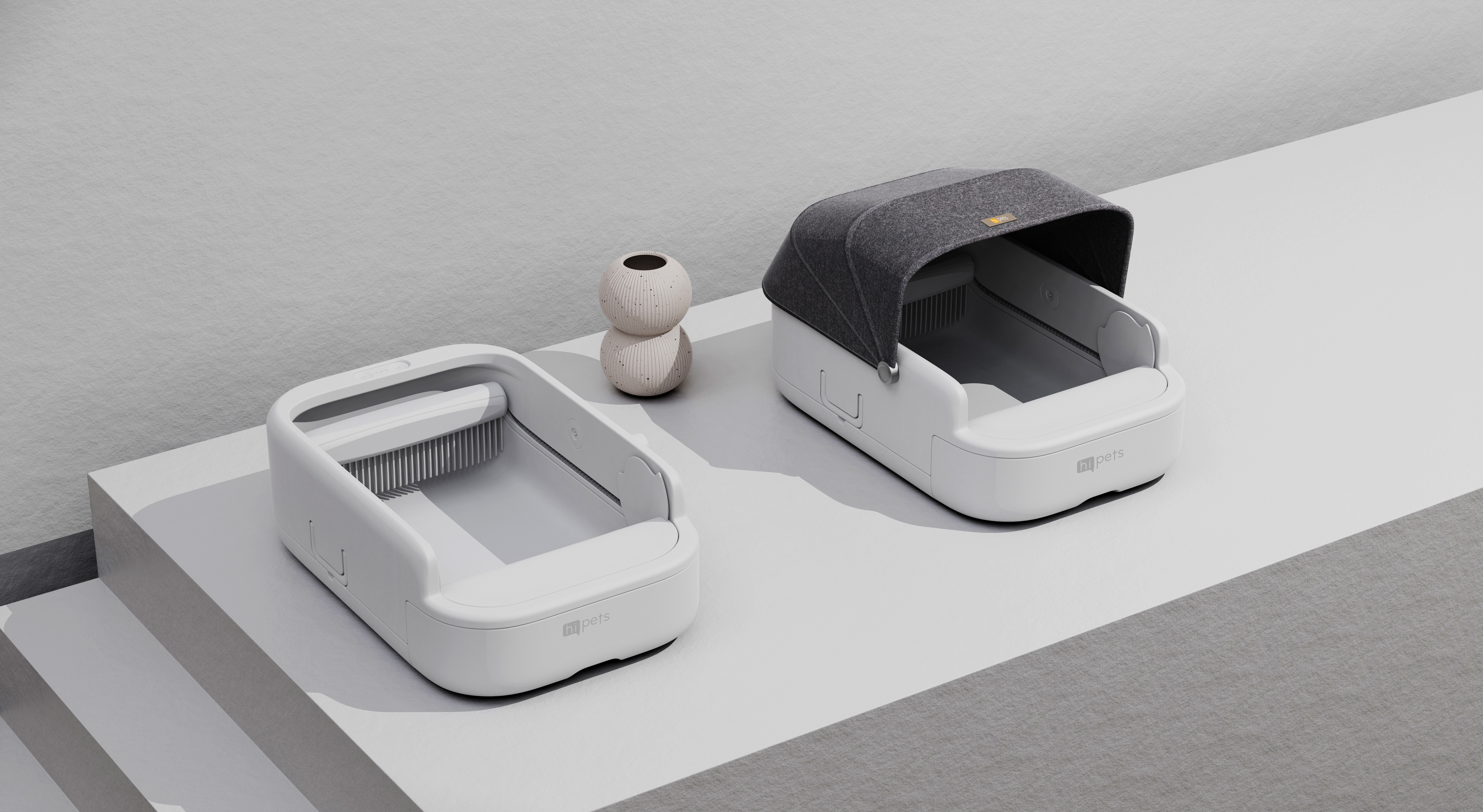 Pet product design，Pet products design，Litter Basin，Automatic litter Basin，