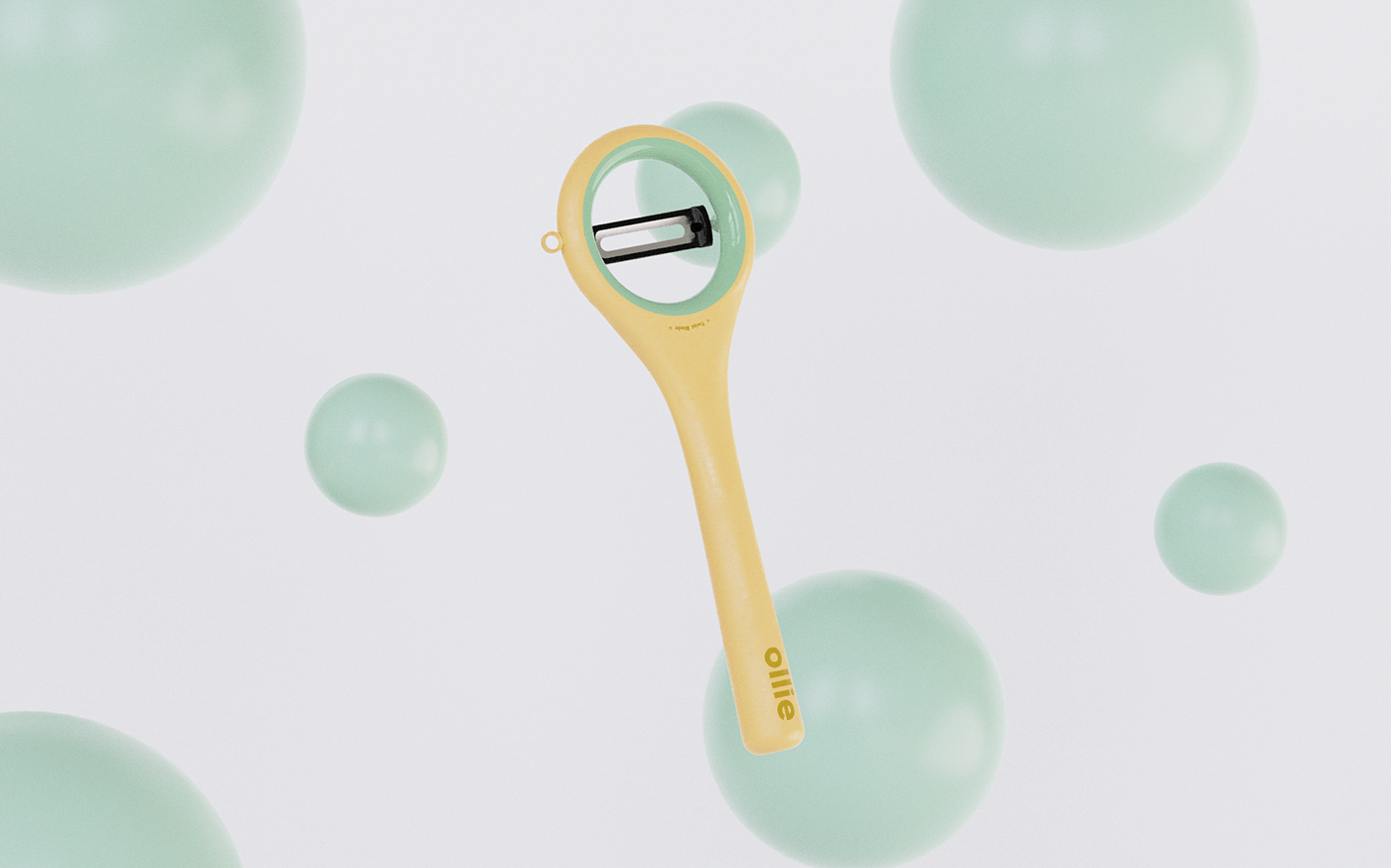 Peeling Tool，Kitchen tools，ollie，Interaction design，