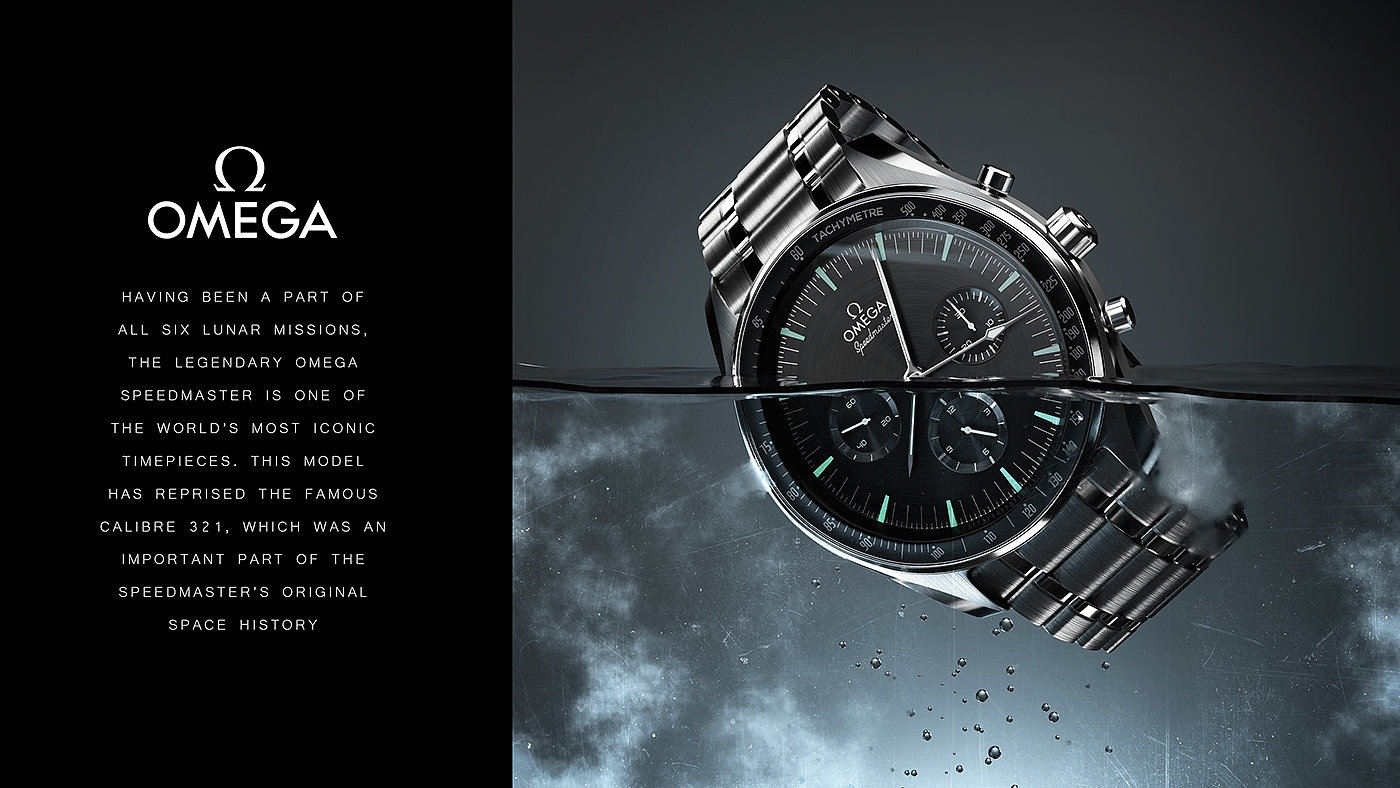 OMEGA Watch，手表，腕表，图形设计，