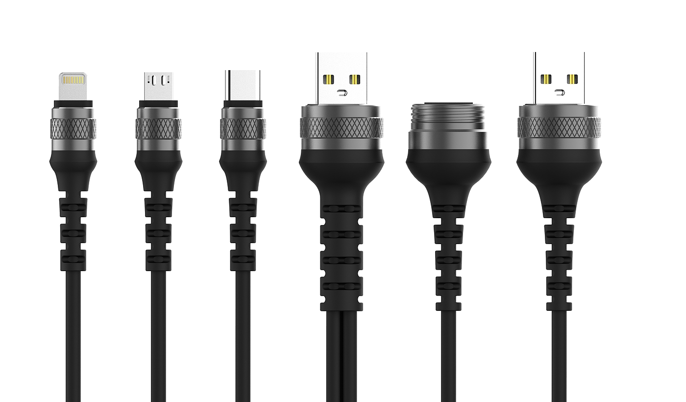 Data cable, charging cable, extension cable, one for three，