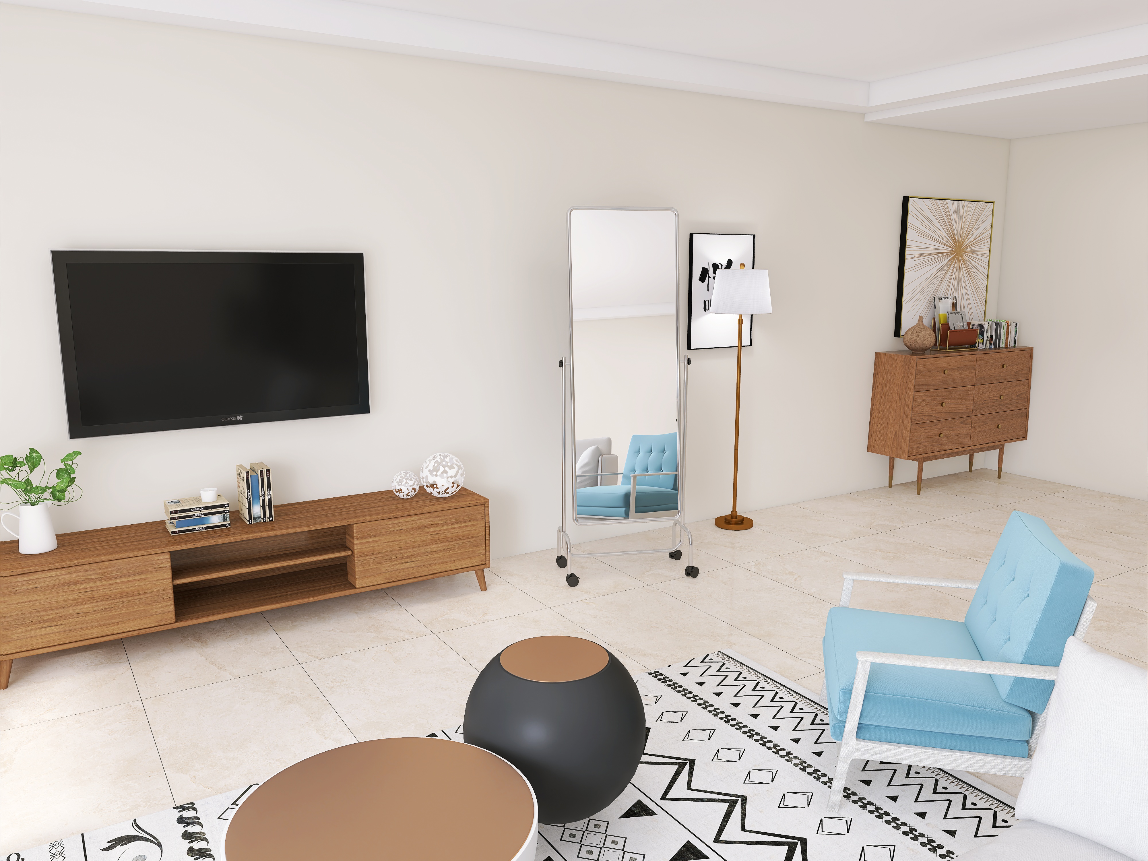 Full-length mirror，Whole body mirror，Floor mirror，