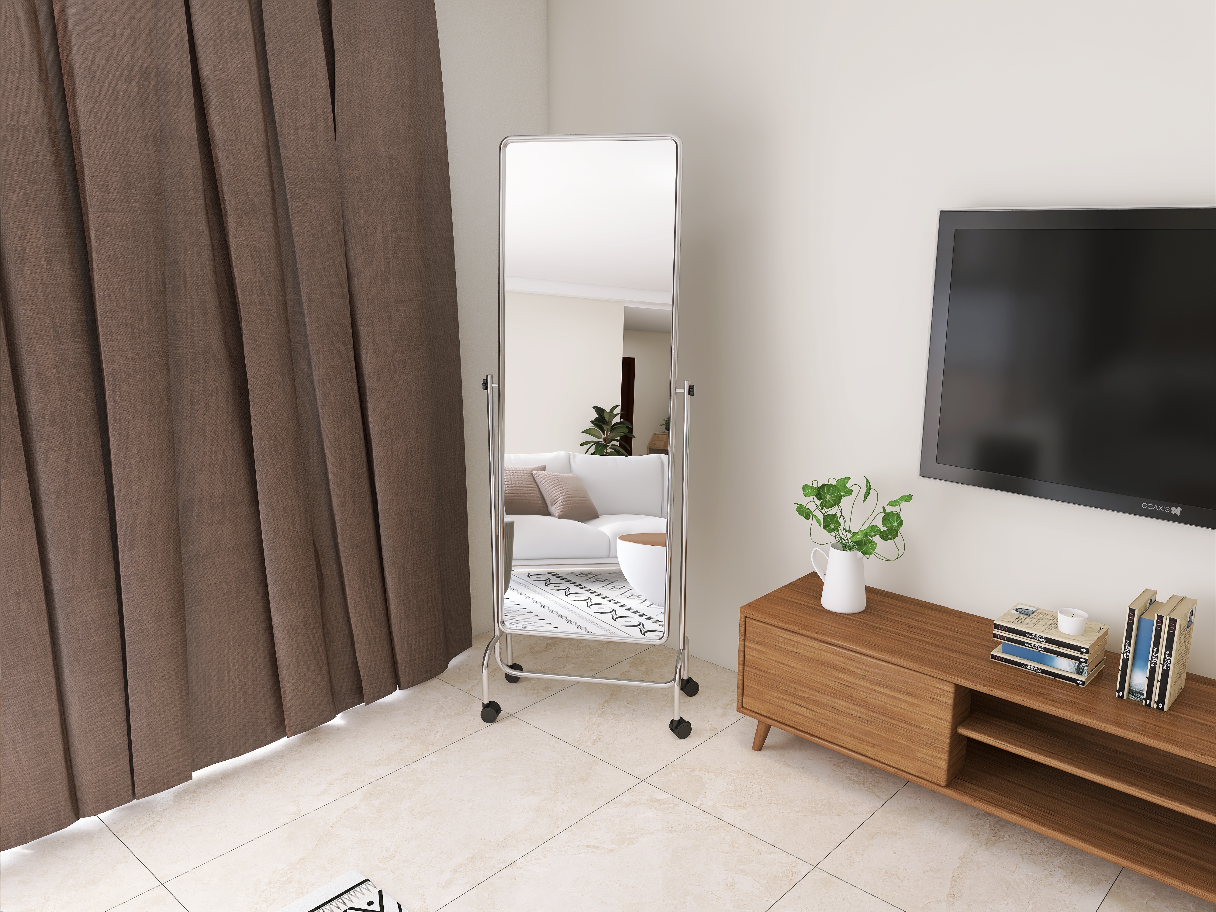 Full-length mirror，Whole body mirror，Floor mirror，