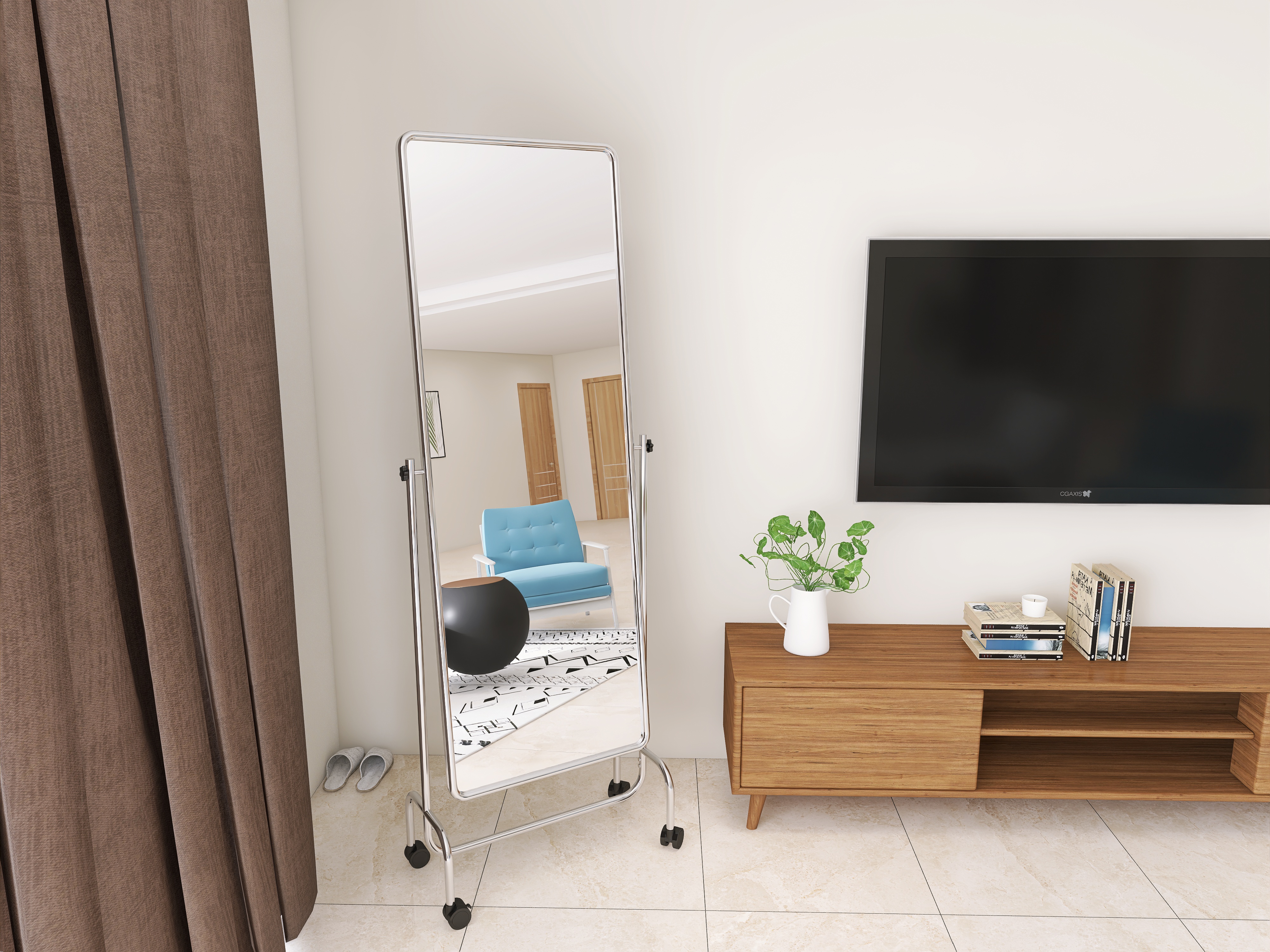 Full-length mirror，Whole body mirror，Floor mirror，