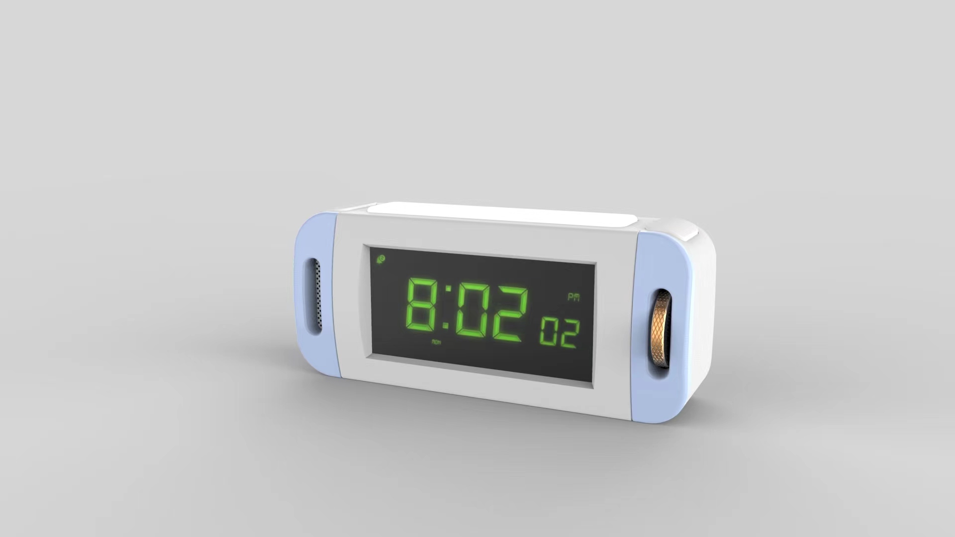 Electronic clock, electronic alarm clock, LED clock, light，
