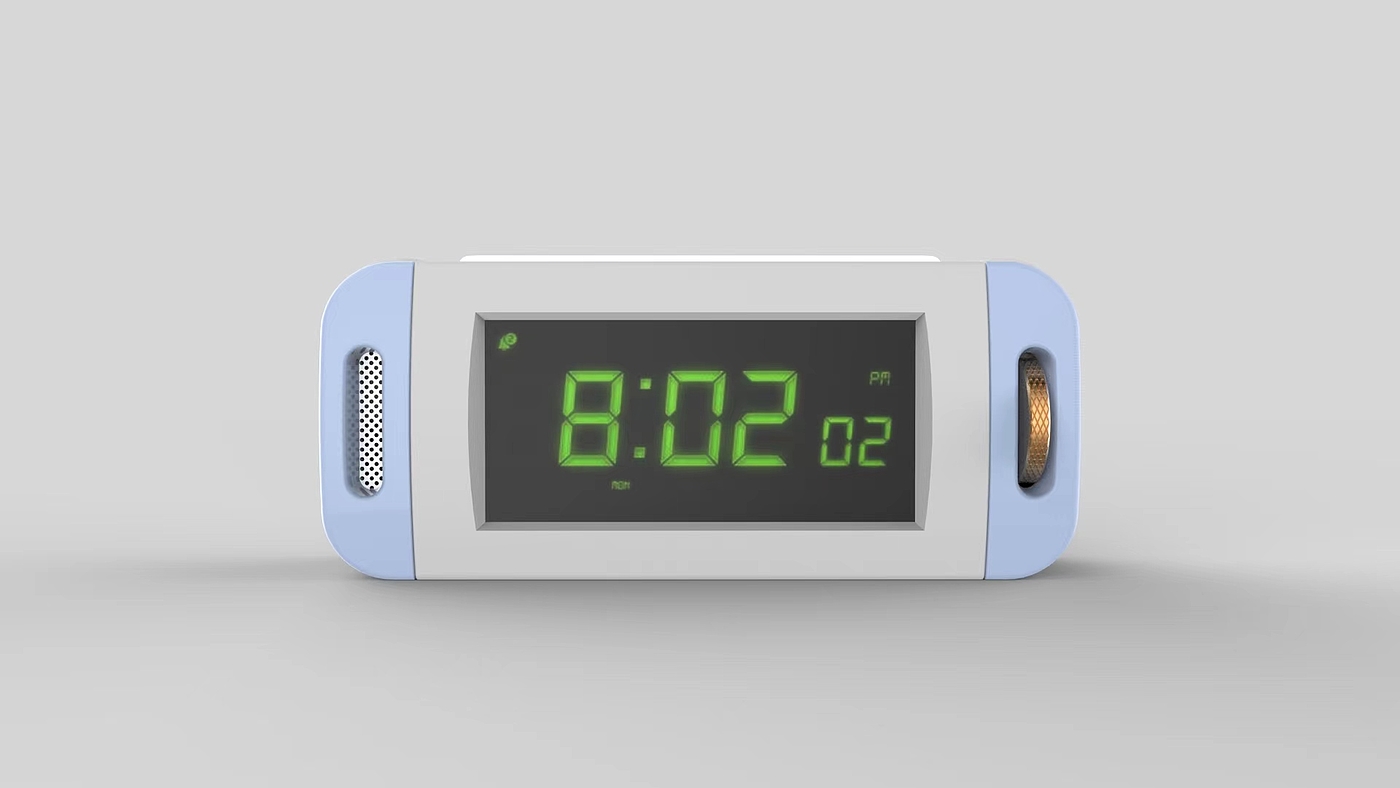 Electronic clock, electronic alarm clock, LED clock, light，