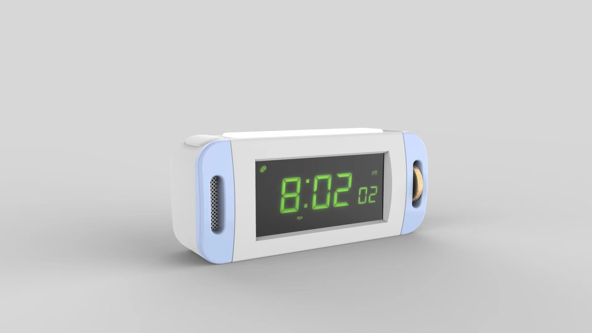 Electronic clock, electronic alarm clock, LED clock, light，