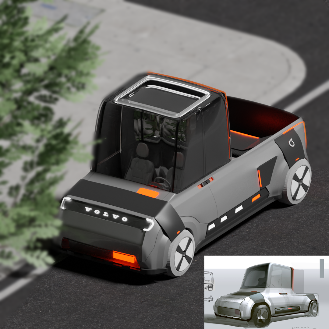 automobile，vehicle，volvo，Pickup，