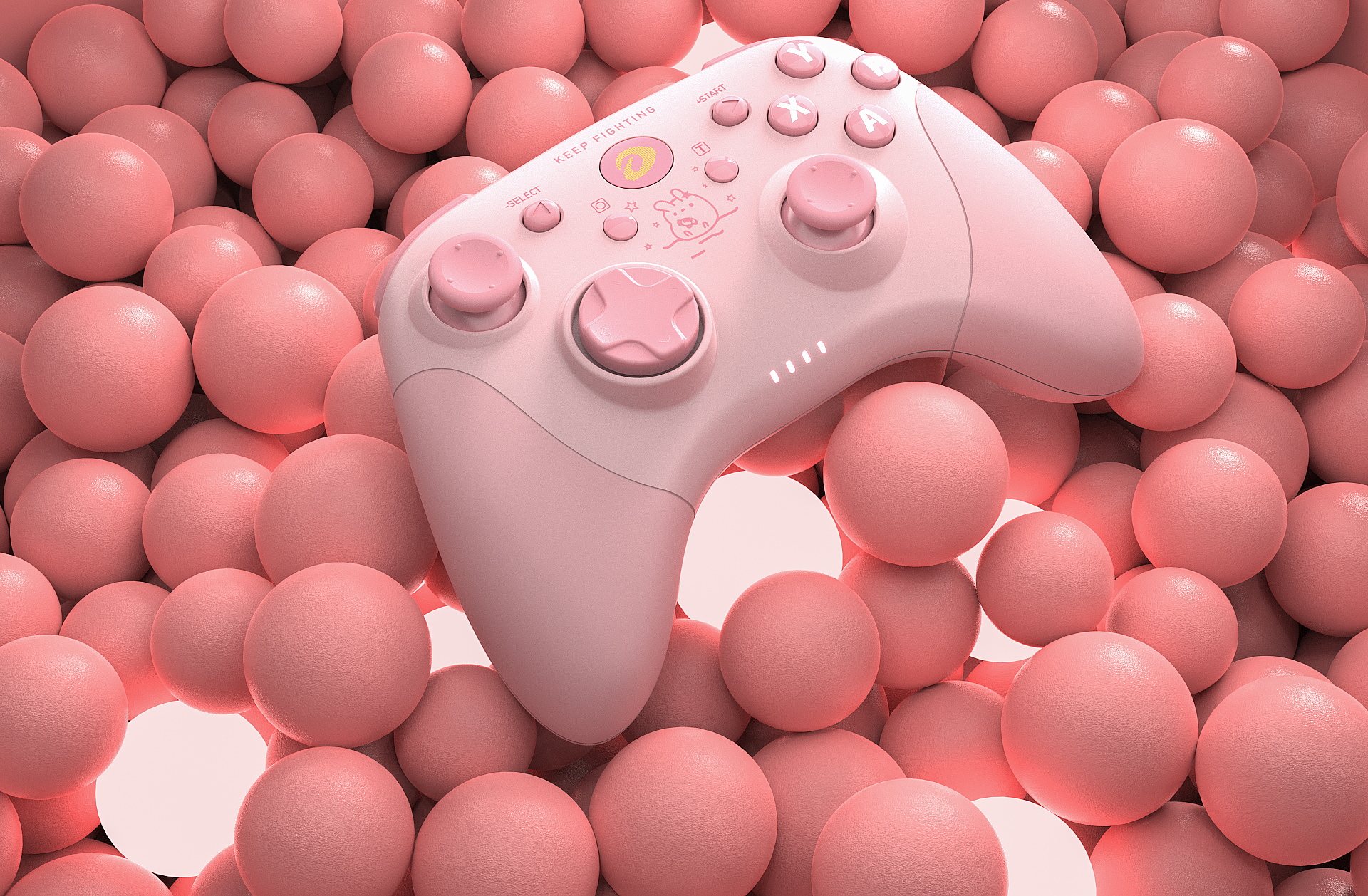 Daryou，wireless handle，Bluetooth，Pink，xbox，switch，