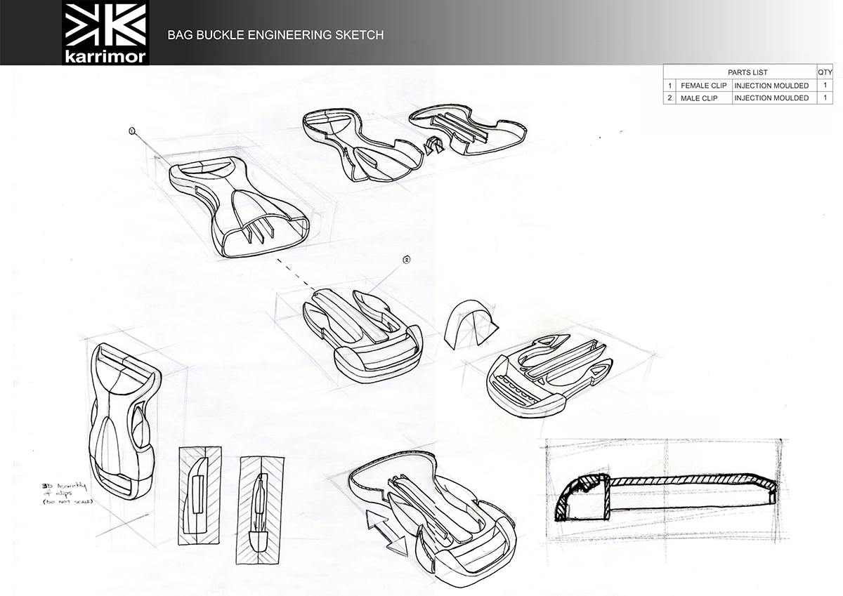 outdoors，travel，Buckle，product design，Mountaineering bag，