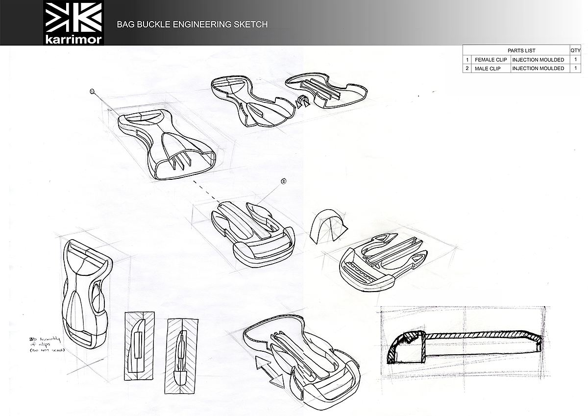outdoors，travel，Buckle，product design，Mountaineering bag，