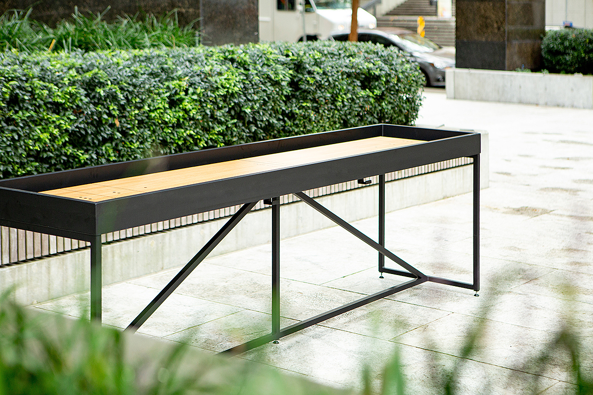 Modern，outdoor sport，Shuffleboard，Table tennis table，