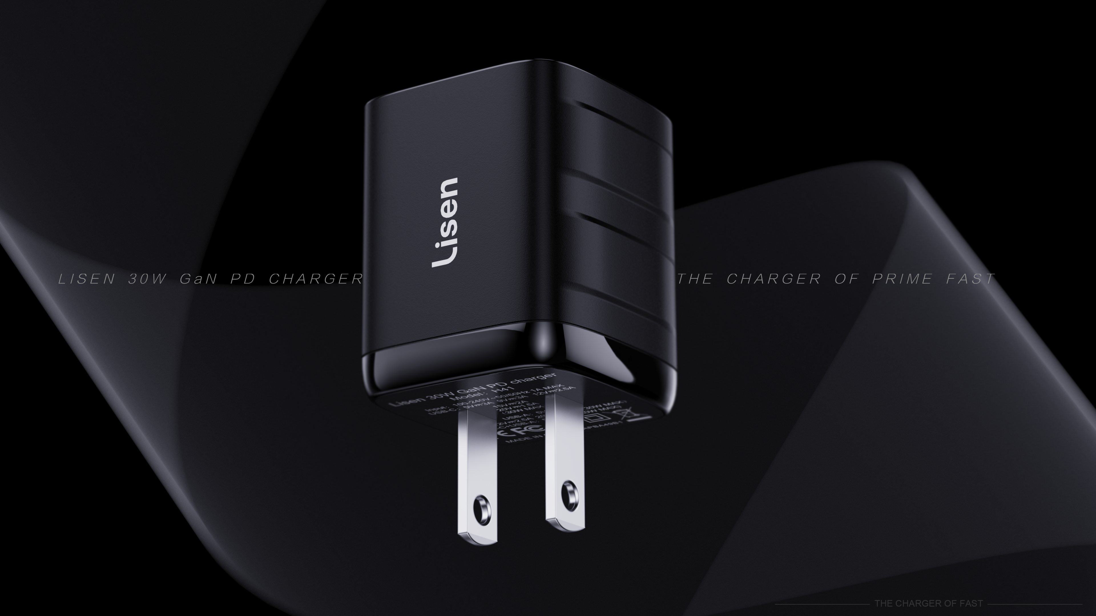 charge，Charging head，GAN，PD，30W，Charger，3c，LISEN，