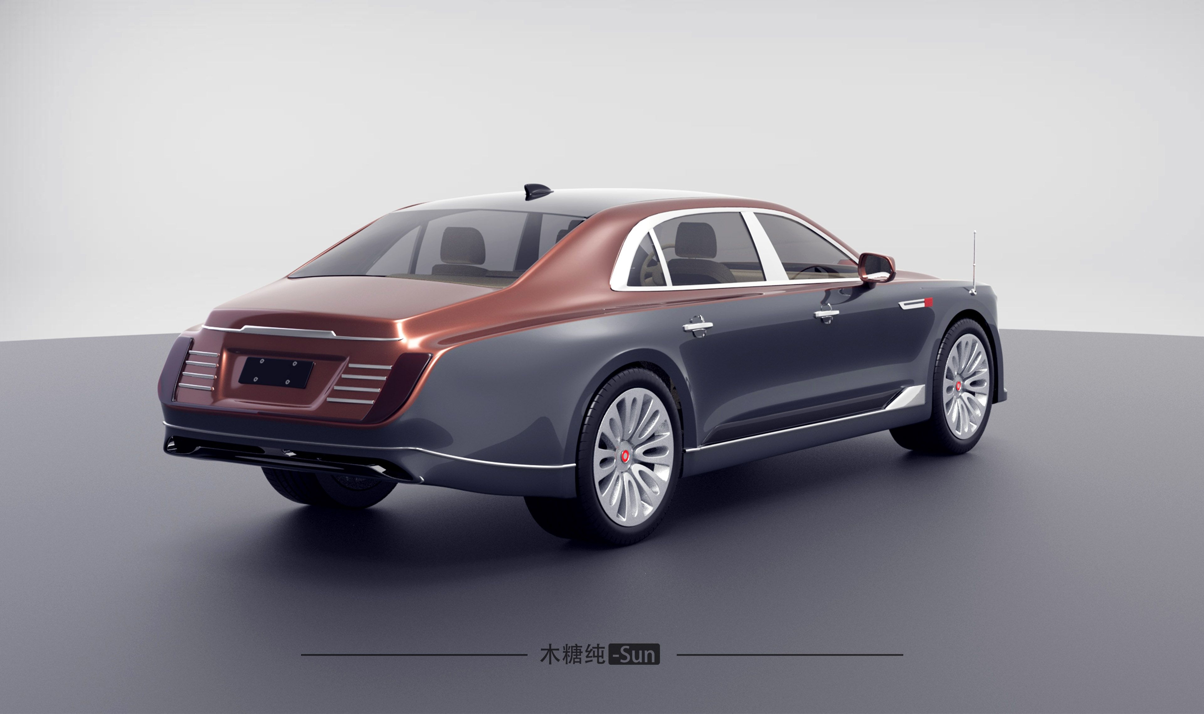 Automobile design，vehicle，Red Banner ，Domestic car，