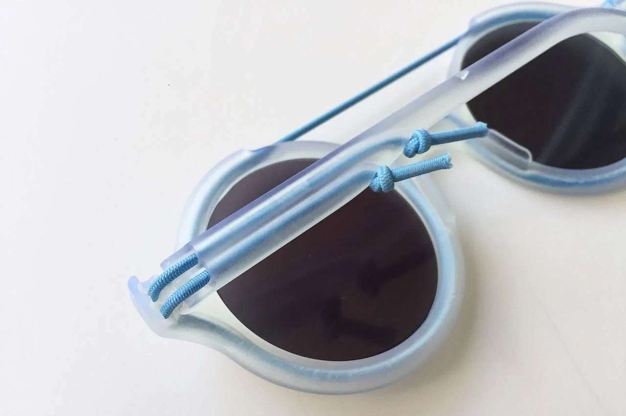 glasses，3D printing，Elastic hinge，