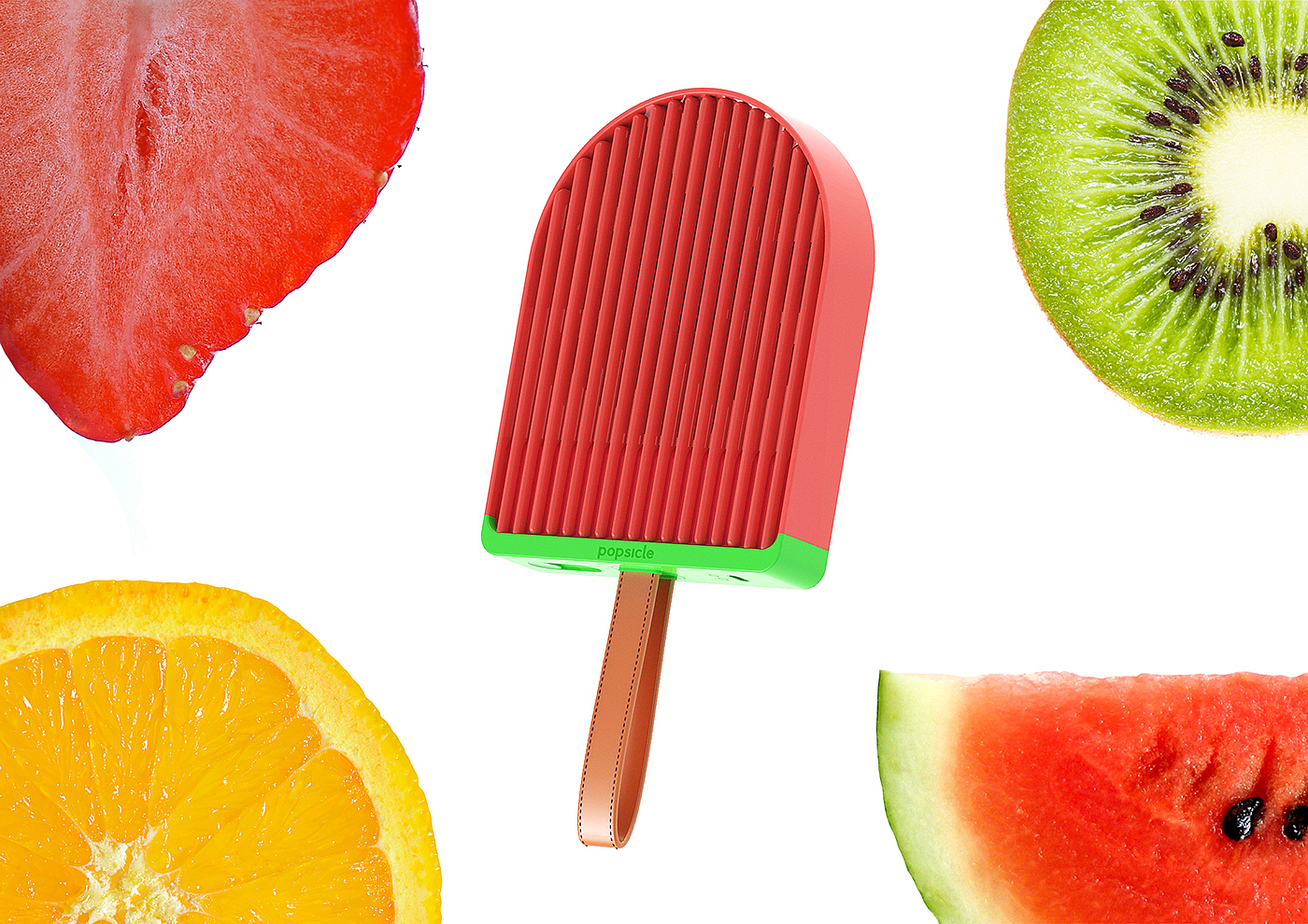 Popsicle，Popsicle，originality，Portable，beauty，Small fan，