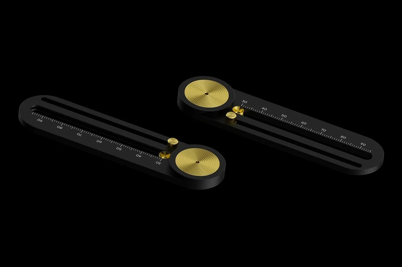 compasses，ruler，Minimalism，Metal，practical，