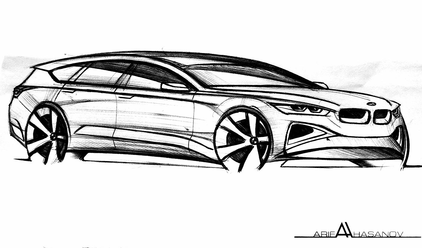 automobile，Hand drawn，sketch，
