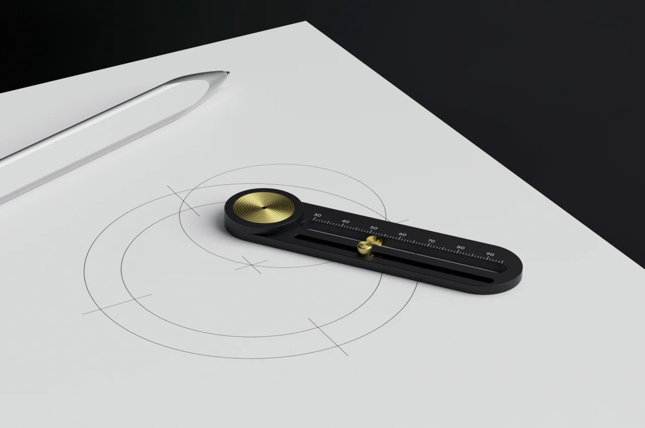 compasses，ruler，Minimalism，Metal，practical，