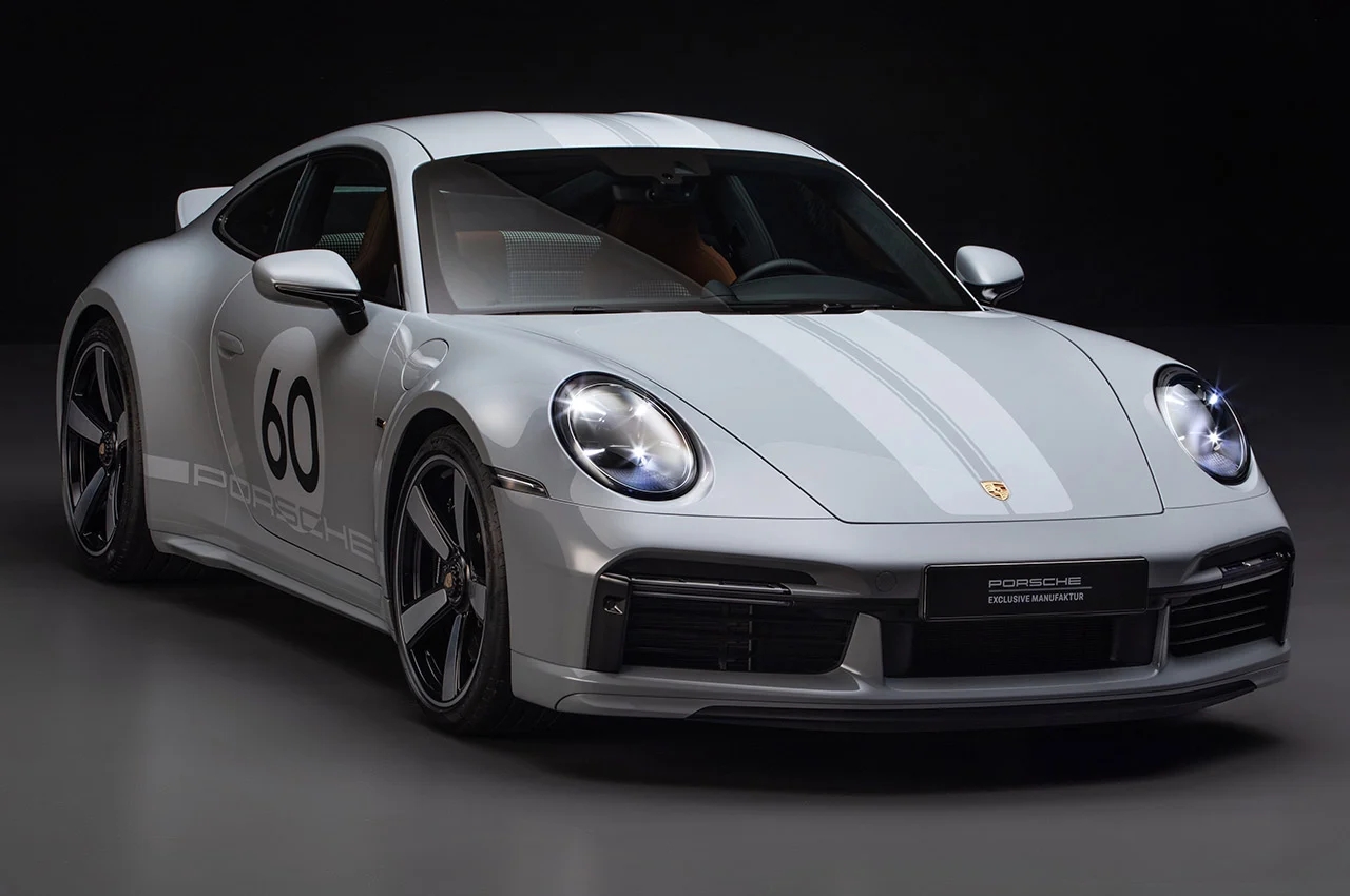 Sports car，Porsche，Retro，modern，