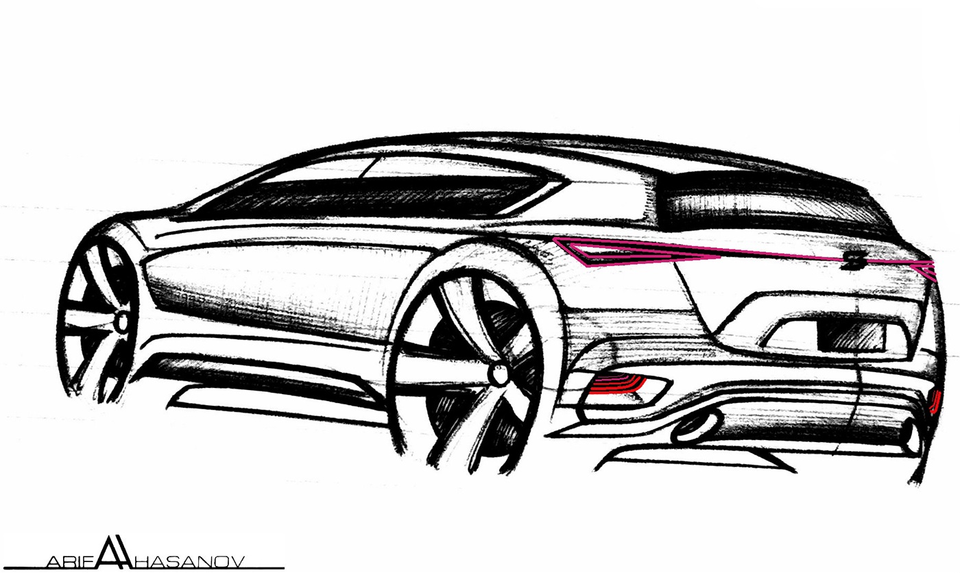 automobile，Hand drawn，sketch，