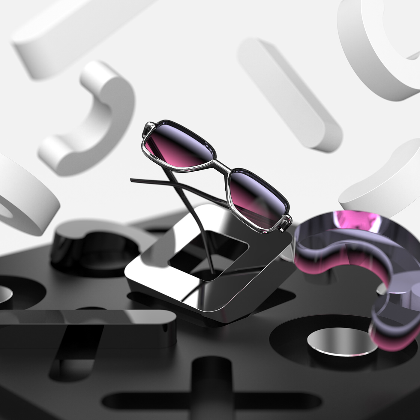 Sunglasses，interactive，Customizable，Render，glasses，
