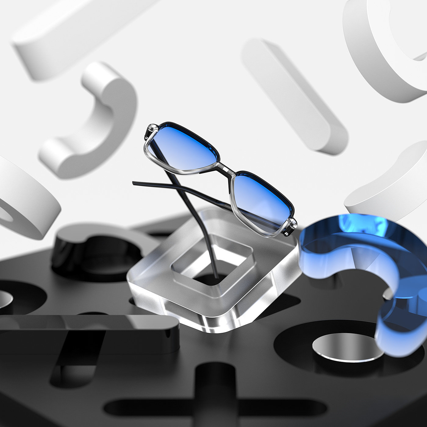 Sunglasses，interactive，Customizable，Render，glasses，