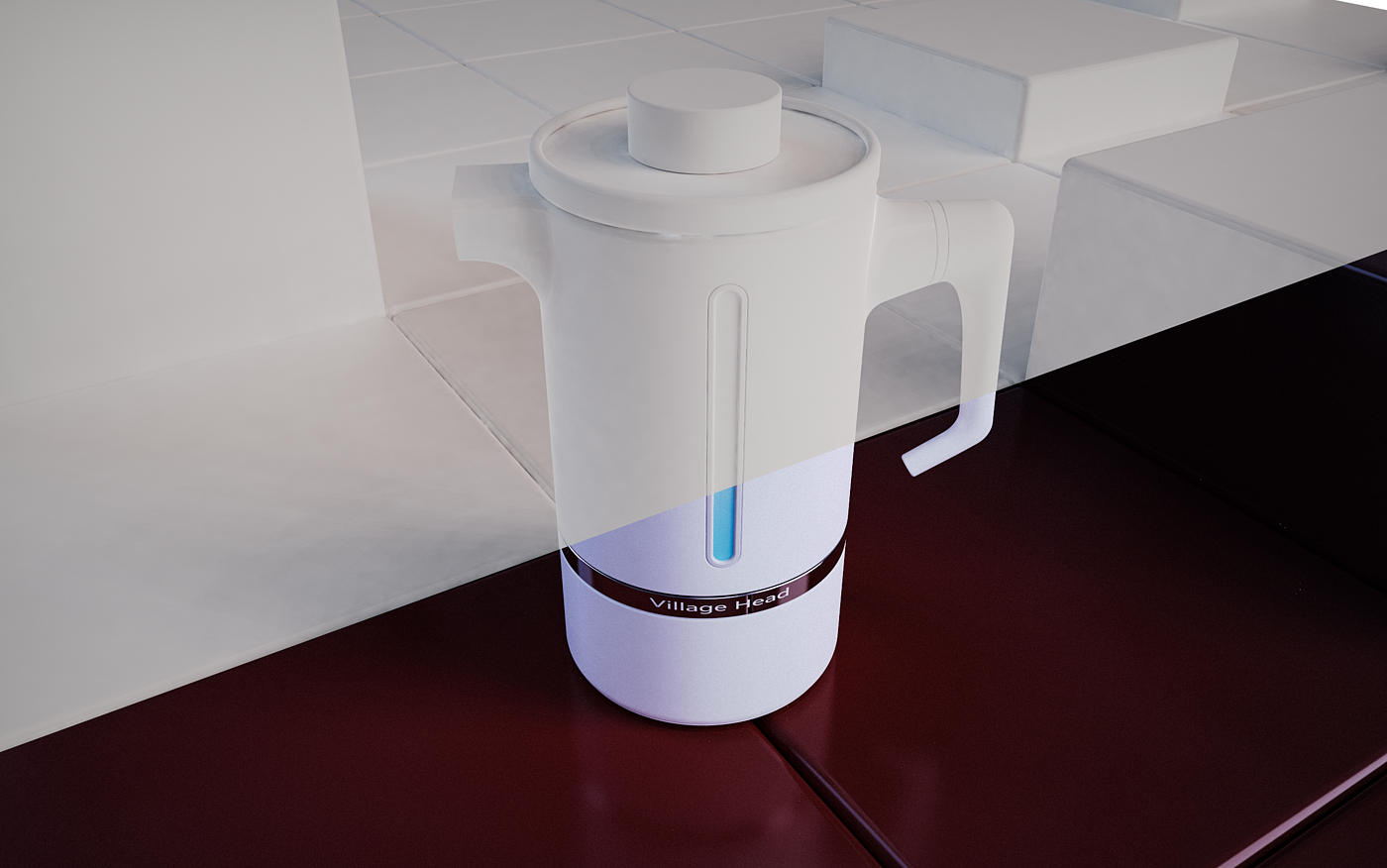 Kettle Design Rendering，