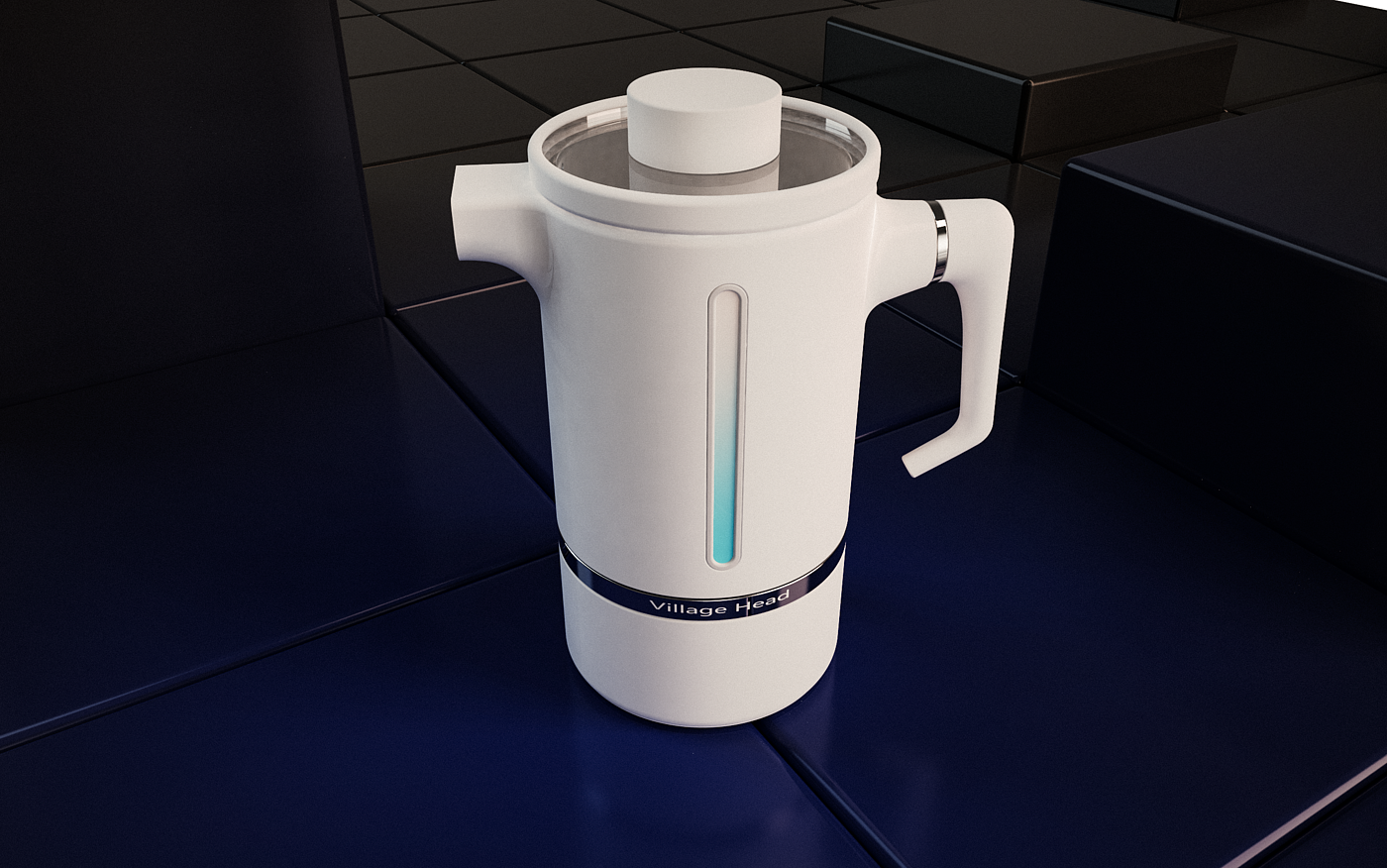 Kettle Design Rendering，