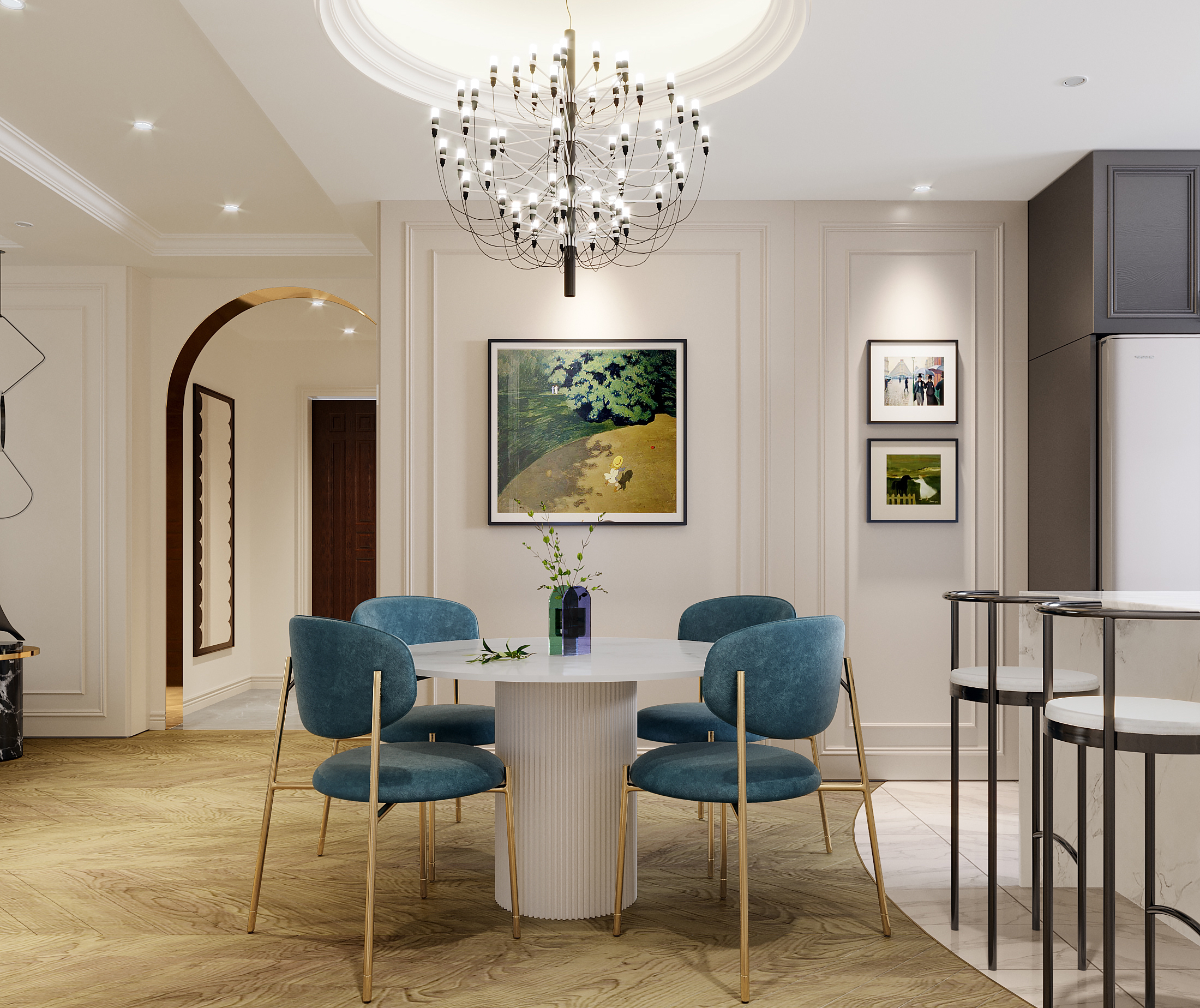 Nordic, simple, warm, cream，