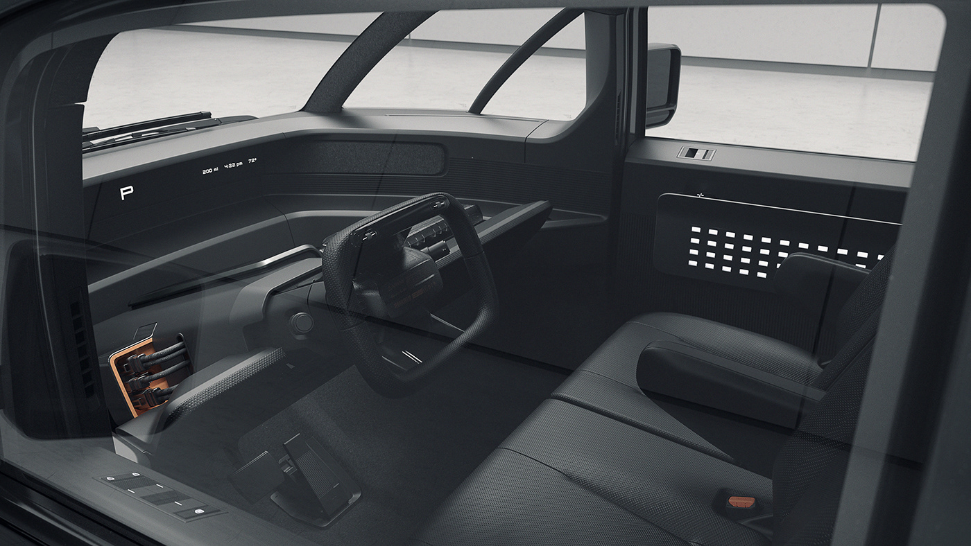 truck，Interior design，transport，Pickup，