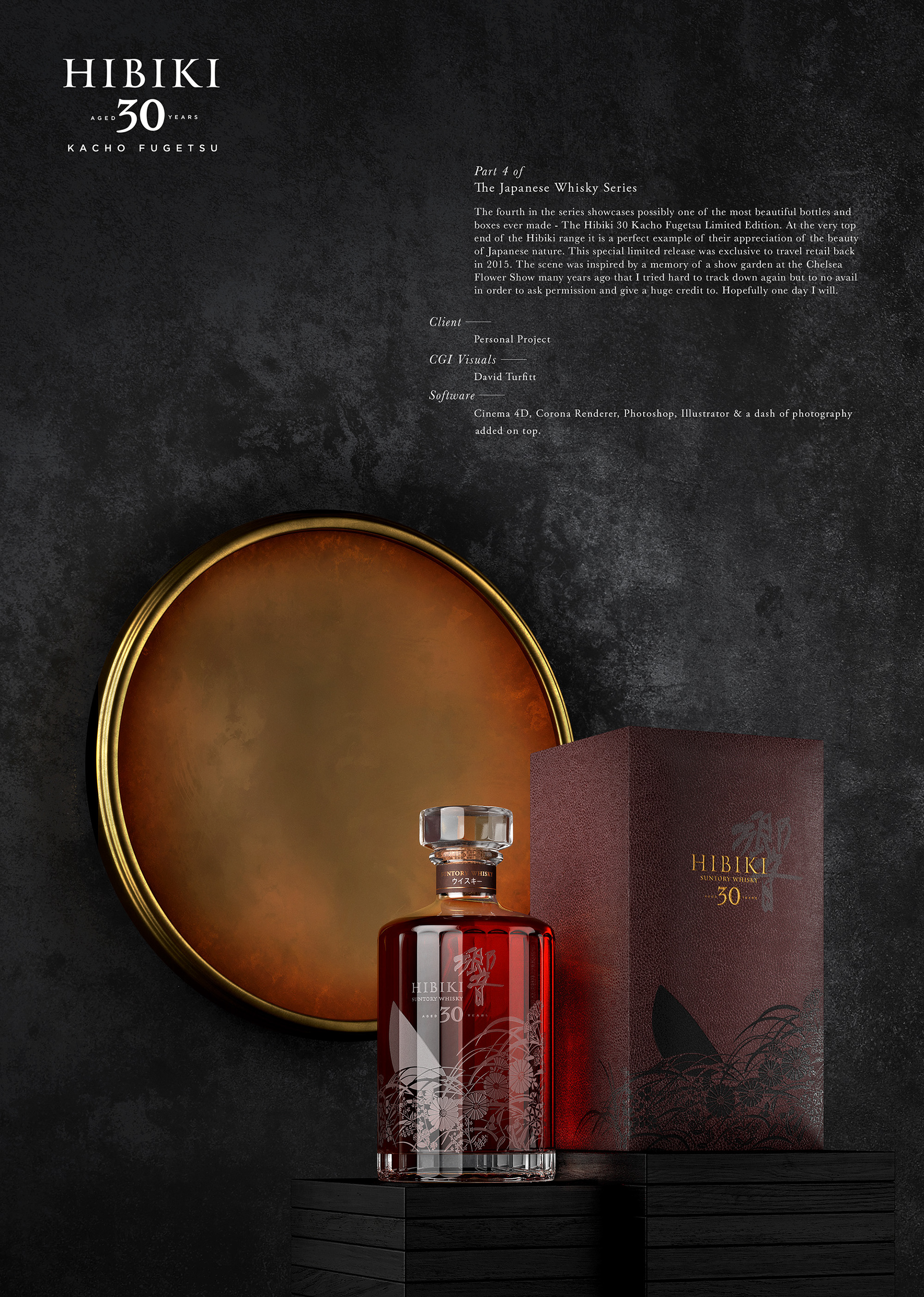 Hibiki 30 Kacho Fuge，Whisky，packing，