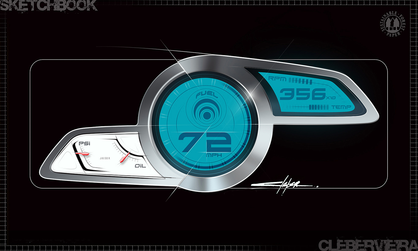automobile，Interior，Exterior decoration，modelling，Hand drawn，draft，meter，