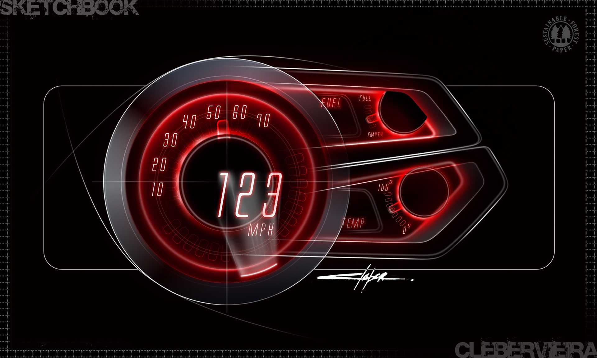 automobile，Interior，Exterior decoration，modelling，Hand drawn，draft，meter，
