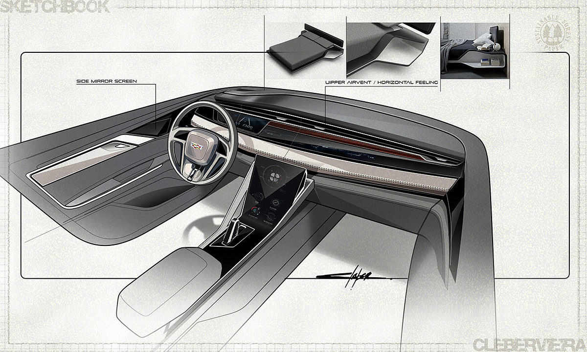 automobile，Interior，Exterior decoration，modelling，Hand drawn，draft，meter，