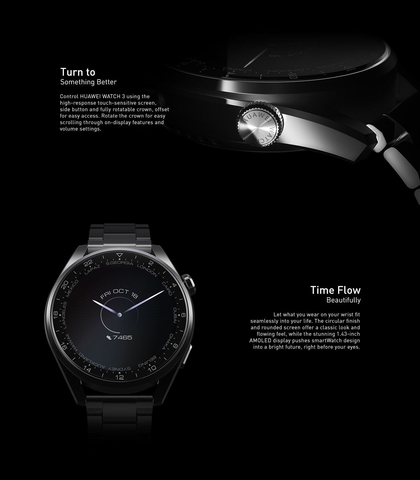 Wrist watch，motion，Huawei，video，