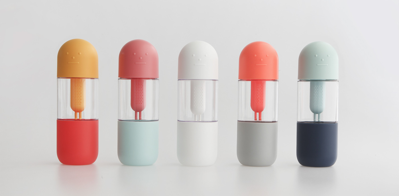 Water cup，lovely，STICKY MONSTER LAB，Multicolor，