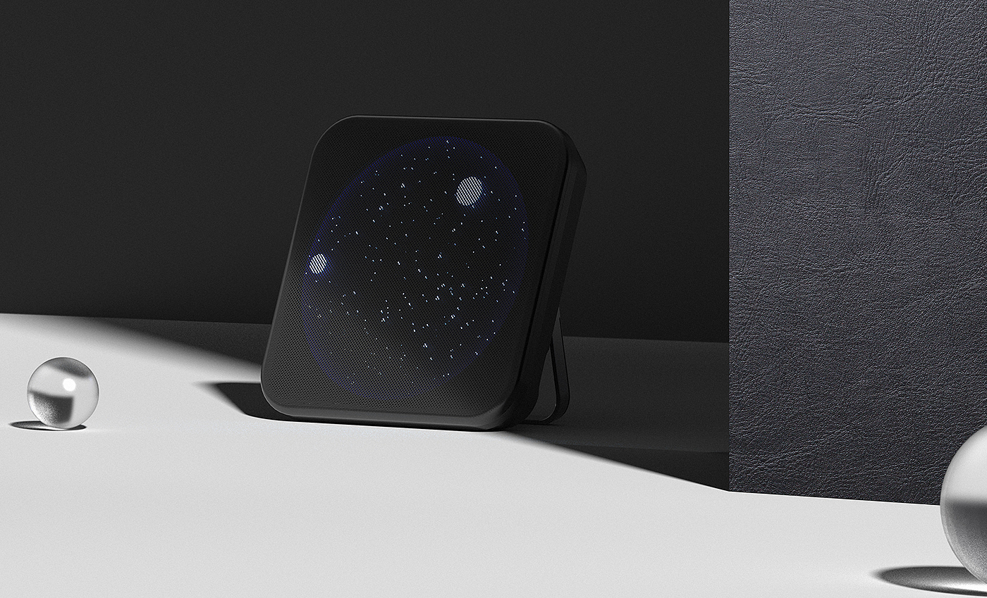 App application，constellation，jtg，Stargazing，starry sky，black，loudspeaker box，Clock，