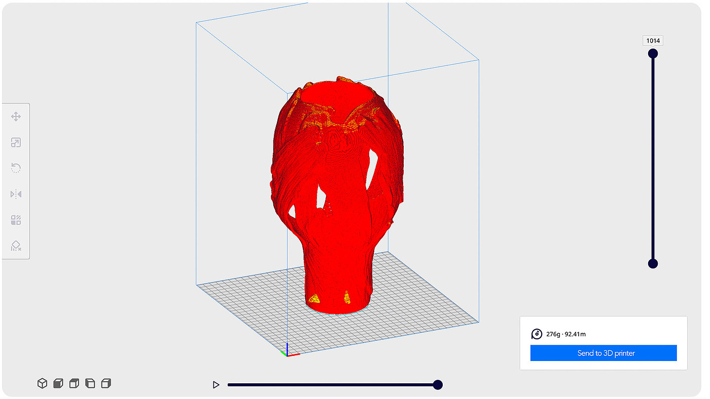 vase，Art，3D printing，incomplete，