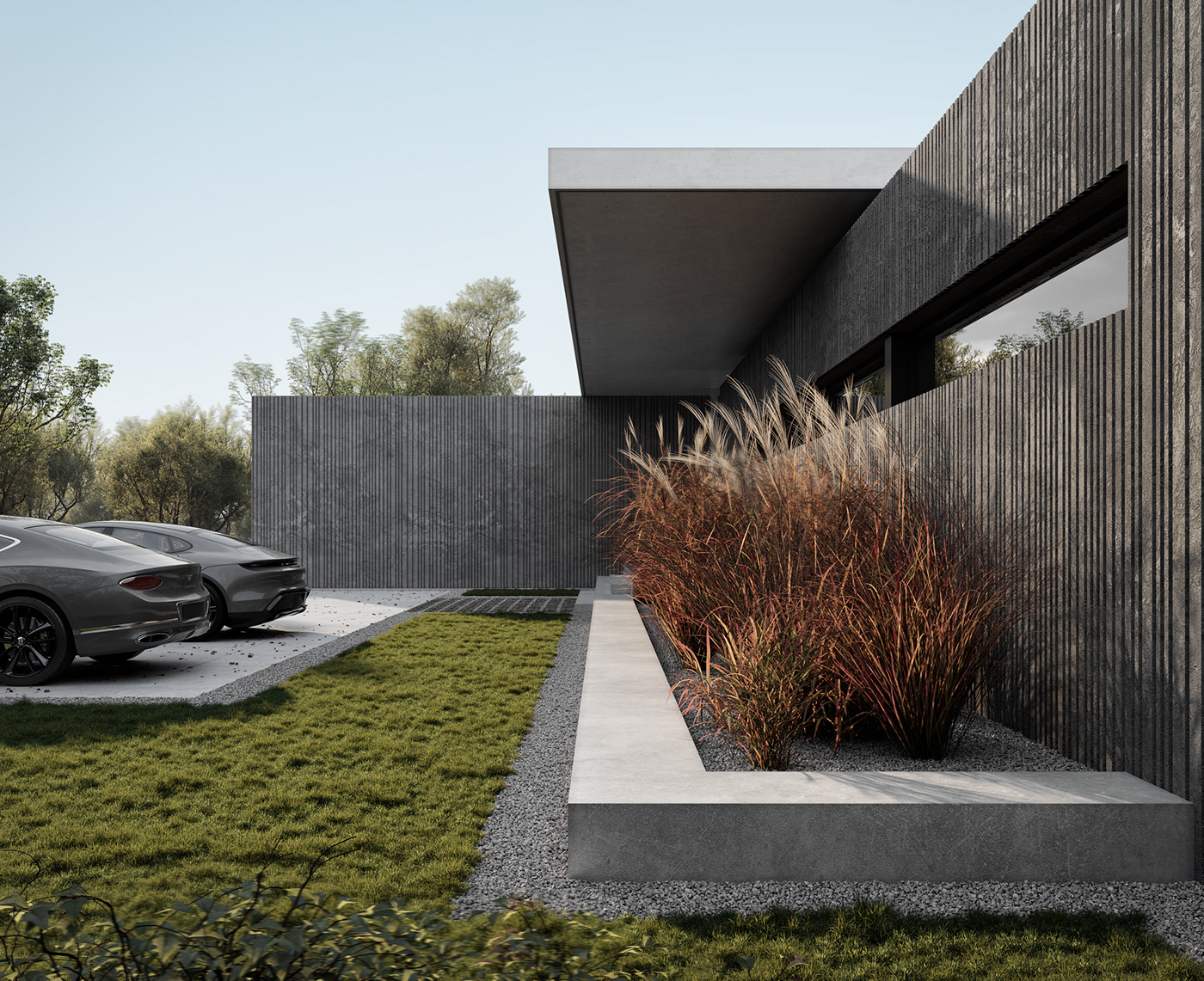 residence，modern，cgi，3ds Max，Modeling and rendering，