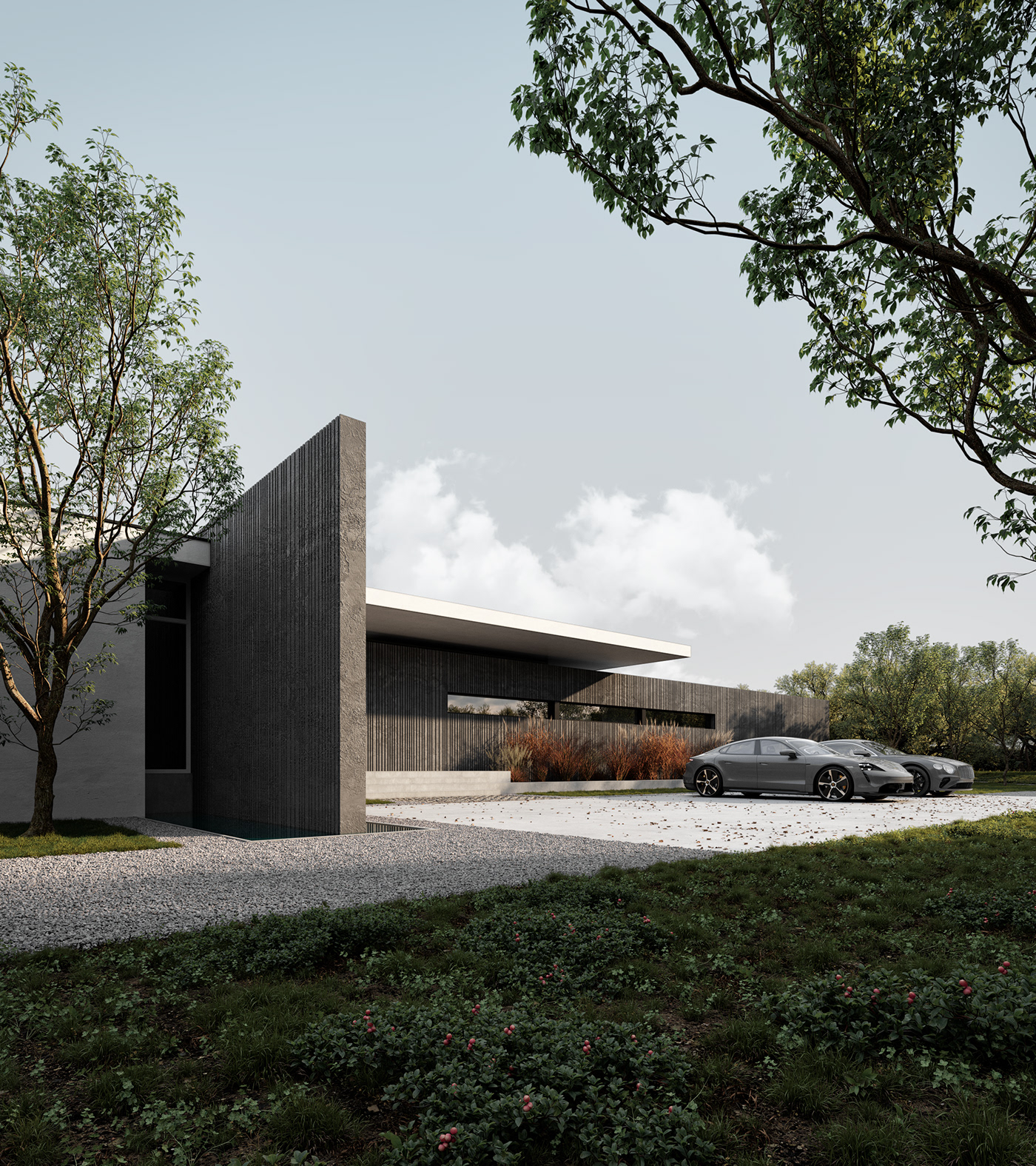 residence，modern，cgi，3ds Max，Modeling and rendering，