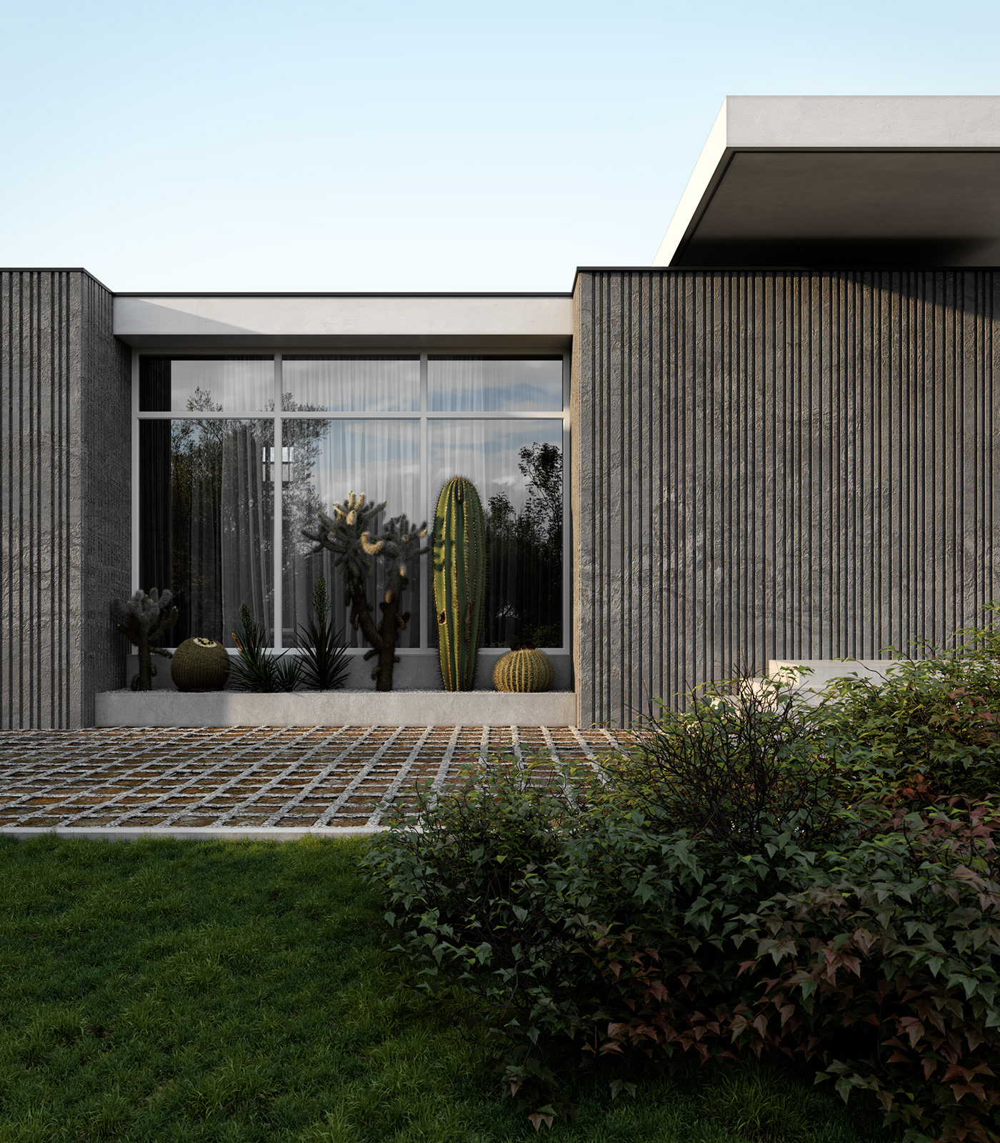 residence，modern，cgi，3ds Max，Modeling and rendering，