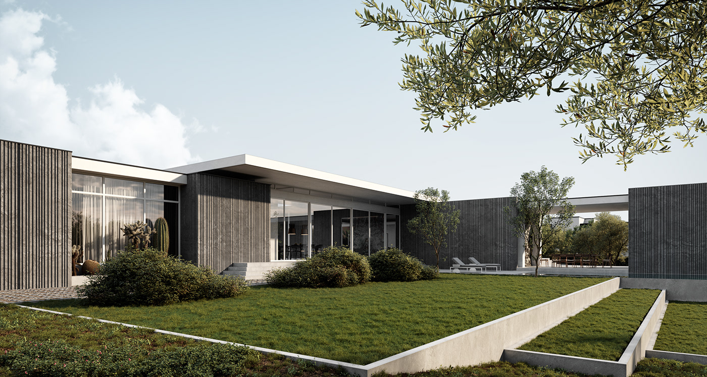 residence，modern，cgi，3ds Max，Modeling and rendering，