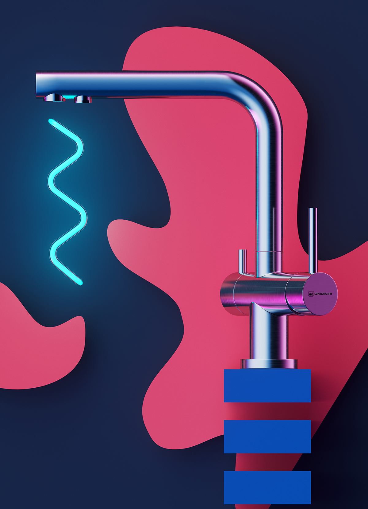 gorgeous，Kitchen and bathroom products，water tap，color，OMOIKIR，