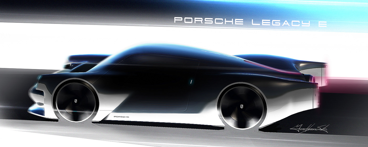 porsche，LEGACY E，Porsche，automotive，