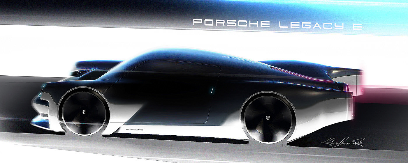 porsche，LEGACY E，保时捷，automotive，